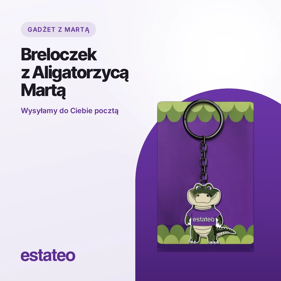 Breloczek z Aligatorzycą Martą