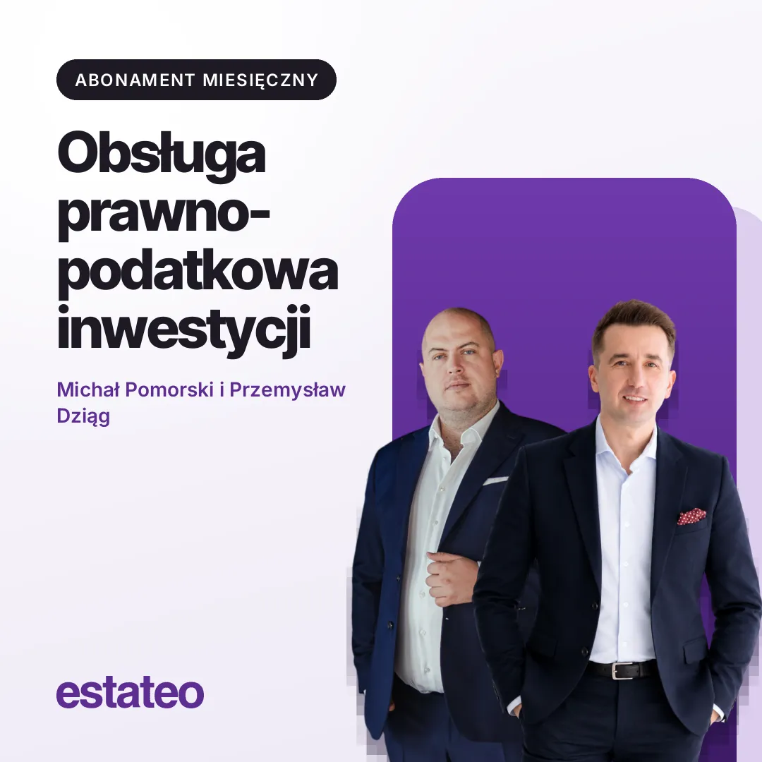 Bieżąca obsługa prawno-podatkowa małej inwestycji deweloperskiej